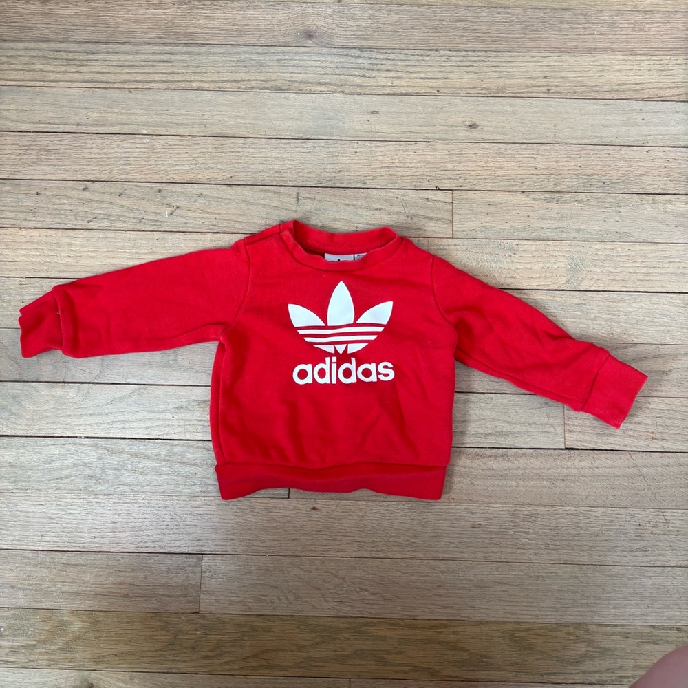 Adidas Baby/Toddler Red Sweatshirt